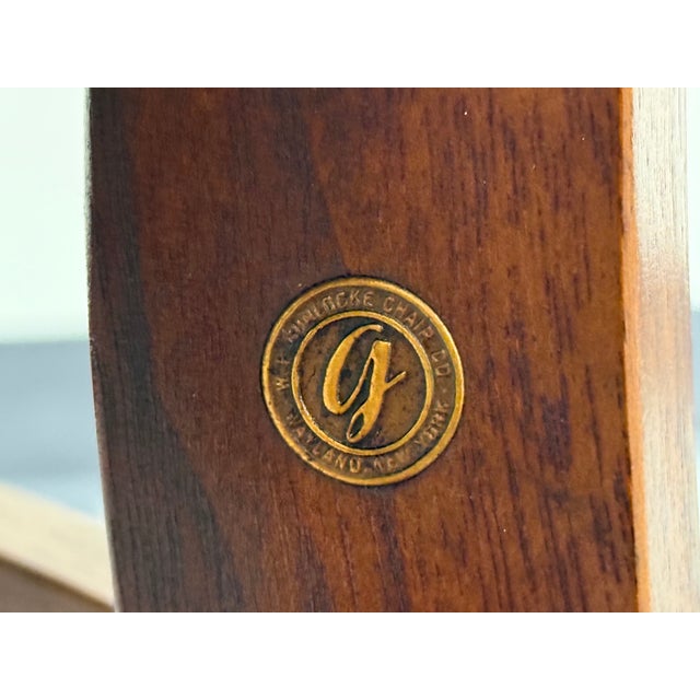 Brown Mid-Century Modern Office Chair by Gunlocke Chair Co For Sale - Image 8 of 10