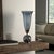 Ayers Smoked Glass Trumpet Vase Short For Sale - Image 9 of 10