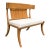 Modern Klismos Teak Patio Bench For Sale