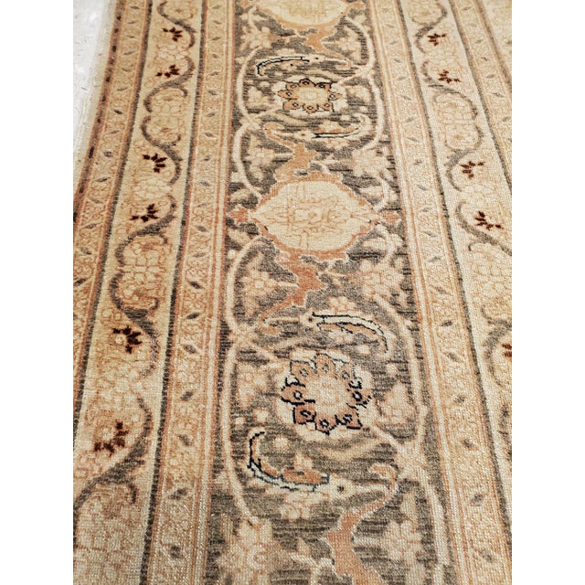 Late 19th Century Antique Tabriz Hadji Jalili Persian Rug 8'9 X 11'2 For Sale - Image 9 of 11