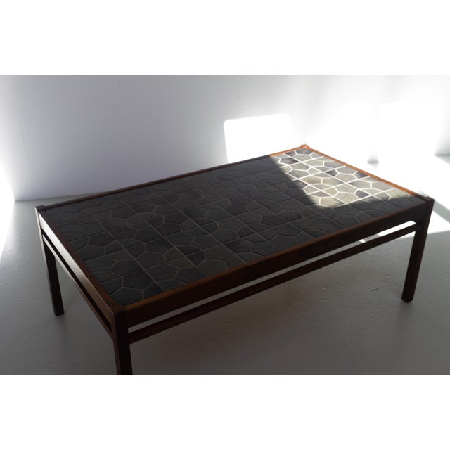 Mid-Century Modern Mid-Century Danish Rosewood Coffee Table with Tiled Top, 1960s For Sale - Image 3 of 18