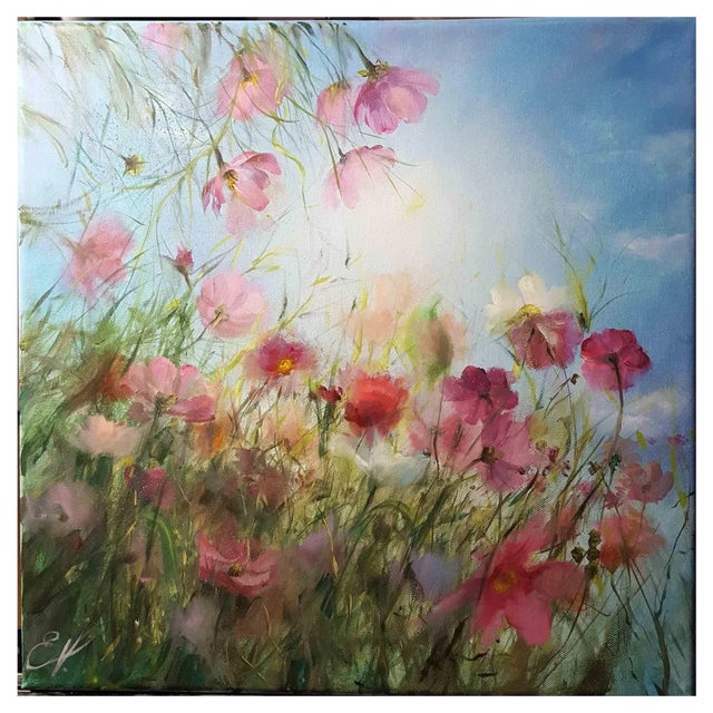 Elena Mardashova, Small Cosmos, Oil on Canvas, 2020 For Sale