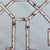 10 yard roll of Scalamandre “Baldwin Bamboo Outdoor Print” cream and red on Aqua // Chinoiserie outdoor fabric // designer upholstery fabric For Sale In Kansas City - Image 6 of 7