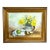 1980s Still Life With Flowers Oil Painting For Sale
