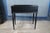 Hitchcock Style Black Lacquered Harvest Stenciled Secretary Writing Desk For Sale - Image 12 of 14