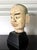 Chinese Large Terracotta Head of Luohan on Wood Stand from Vietnam For Sale - Image 3 of 18