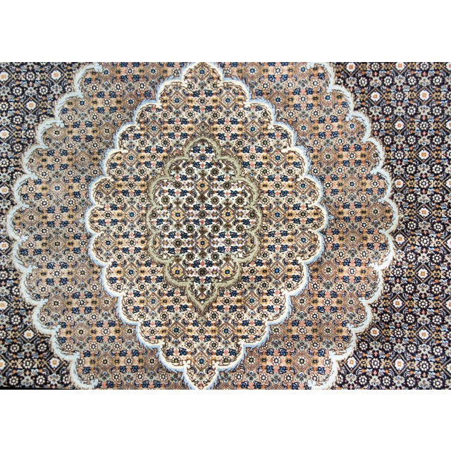 Vintage Persian Tabriz Rug For Sale - Image 9 of 15