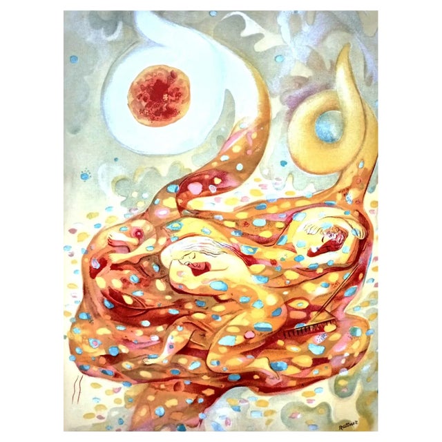 Abraham Rattner, Figurative Composition, 1938, Original Lithograph For Sale