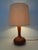 Table lamp made of solid teak by Domus. This piece has an attribution mark, I am sure that it is completely authentic and...