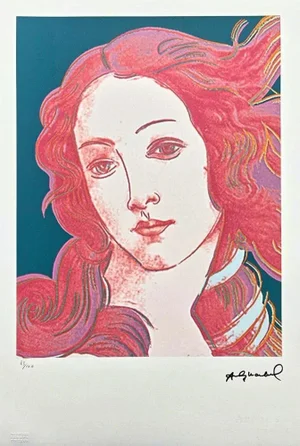 After Andy Warhol, Birth of Venus - Pink, 1980s, Lithograph