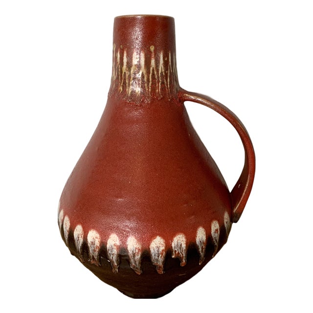Large West-German Ceramic Jug Vase, 1960s For Sale