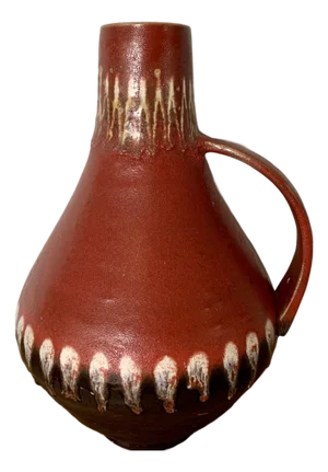 Large West-German Ceramic Jug Vase, 1960s