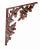 Metal 1990s Cabin Leaf Brackets - Set of 4 For Sale - Image 7 of 9