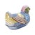 Blue Vintage Chinese Cloisonné Enamel Copper Bird Trinket Box, Hand Painted, 5" For Sale - Image 8 of 18