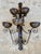 1930s Pair of Big Spanish Hand-Forged Iron Wall Sconces, Mid-20th Century For Sale - Image 5 of 11