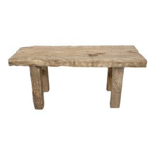 Rustic Reclaimed Wood Bench For Sale