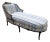 Late 19th Century Blue and White Chaise of Dana Gibson For Sale