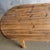 Wood Reclaimed Pine Oval Dining Table European Farmhouse Style For Sale - Image 7 of 16