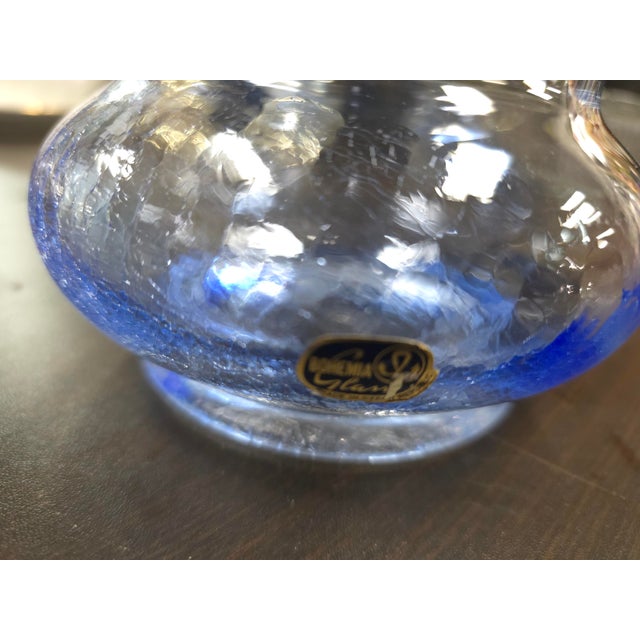 Traditional Late 20th Century Bohemia Glass Vase For Sale - Image 3 of 4
