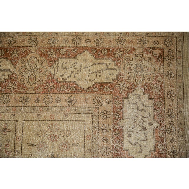 Textile Vintage Distressed Tabriz Carpet - 8'3" x 10'7" For Sale - Image 7 of 11