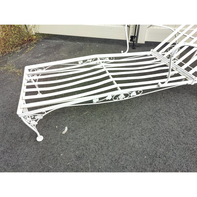 Mid 20th Century Reclining Sunbather Lounge Chair For Sale - Image 9 of 11