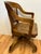 Early 20th Century Vintage Solid Oak Rolling and Swivel/Tilt Bankers Desk Chair For Sale In Boise - Image 6 of 6