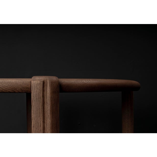 Geometric Coffee Table in Oak and Marble, 1960s For Sale - Image 14 of 18