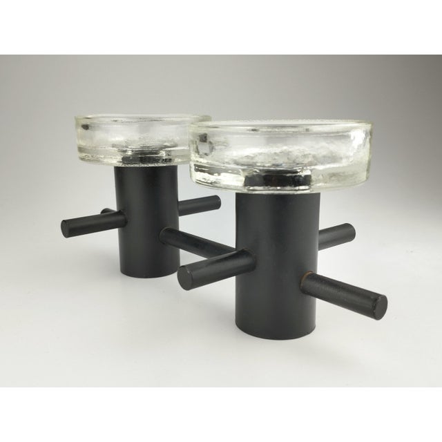 Scandinavian Minimalist Candleholder, 1960s, in Very Good conditions. Designed 1960 to 1969