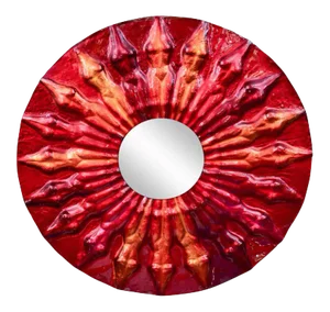 Glass Art Mirror by Massimiliano Luzzi