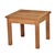 Transitional Hi Teak Bainbridge Teak Patio Adirondack Lounge Set 3pc For Sale - Image 3 of 4