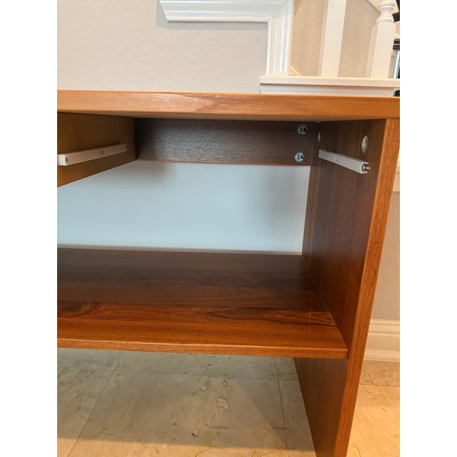 Textile Mid 20th Century Ansager Mobler Danish Console Table For Sale - Image 7 of 7