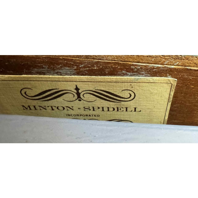 Minton Spidell French Louis XV Secretary Desk Cabinet For Sale - Image 16 of 16