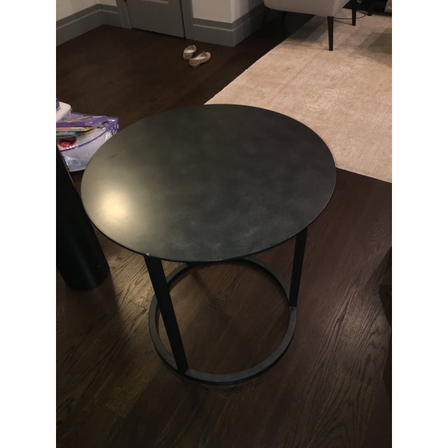 Restoration Hardware Mercer Round Side Table Chairish