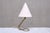 Danish Modern Adjustable Table Lamp with Brass Base and Cone Shade, 1950s For Sale - Image 12 of 15