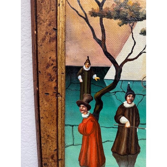 "Ice Skaters" (1995) – 1990s Surrealist Tribute Art For Sale In Los Angeles - Image 6 of 8