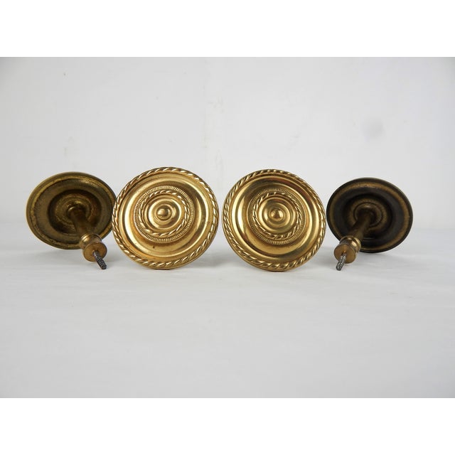 Vintage Brass Curtain Tie Backs, S/4 Chairish
