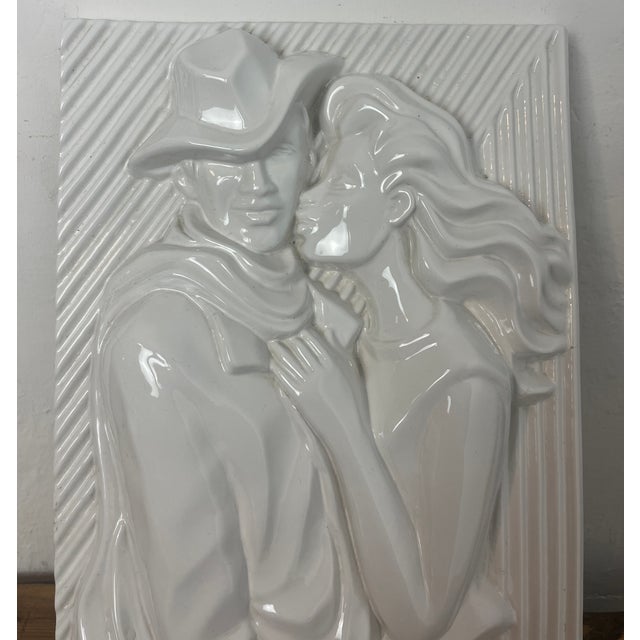 Swedish Pop Art Ceramic Wall Plaque by Ewa Jarenskog for Jie Gantoft, 1970s For Sale - Image 9 of 18