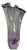 11 3/4 In. Vintage 24 % Lead Crystal Amethyst Purple Art Glass Handkerchief Ruffle Vase For Sale - Image 12 of 17