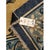 1900s Antique Chinese Peking Wool Pile Hand Knotted Floral Medallion Small Rug For Sale - Image 4 of 7
