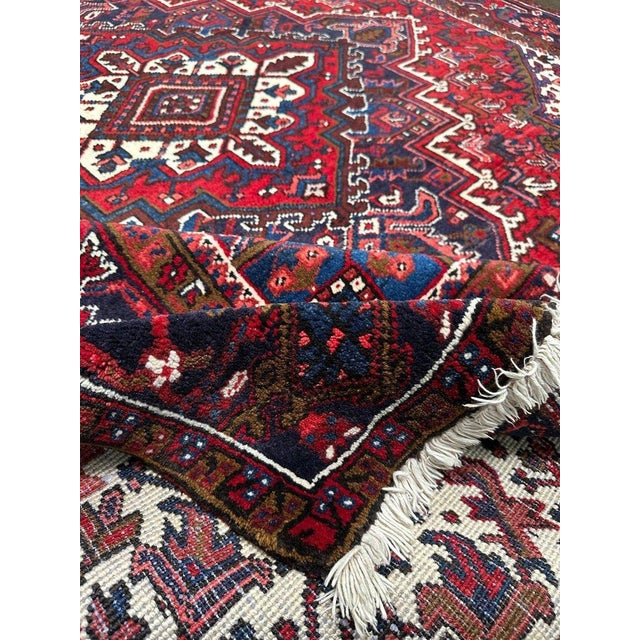 Persian 8x10 Old Persian Heriz Area Rug - 501974 For Sale - Image 3 of 11