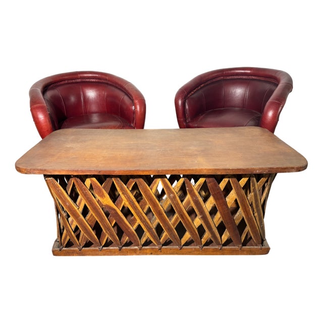 Armchairs and 1 Coffee Table attributed to Wim Rietveld, 1970s For Sale