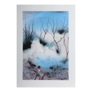 Trees in Water, Michael Knigin Giclee Print on Paper