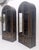 Late 20th Century Pair of Burl Wood Dark Olive Green Dome Shape Vitrine Cabinets Mastercraft MINT For Sale - Image 5 of 18