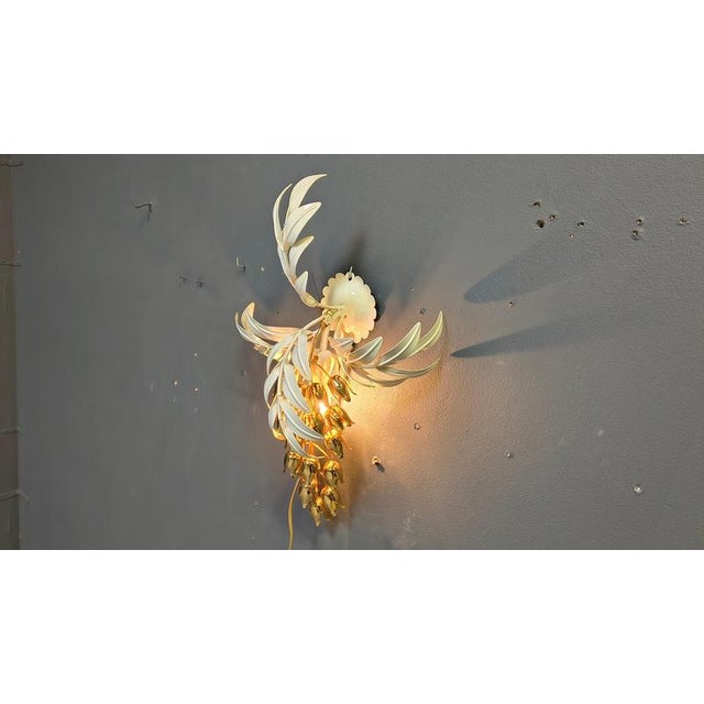 Vintage Floral Wall Lamp from Hans Kögl, 1970s For Sale - Image 4 of 18
