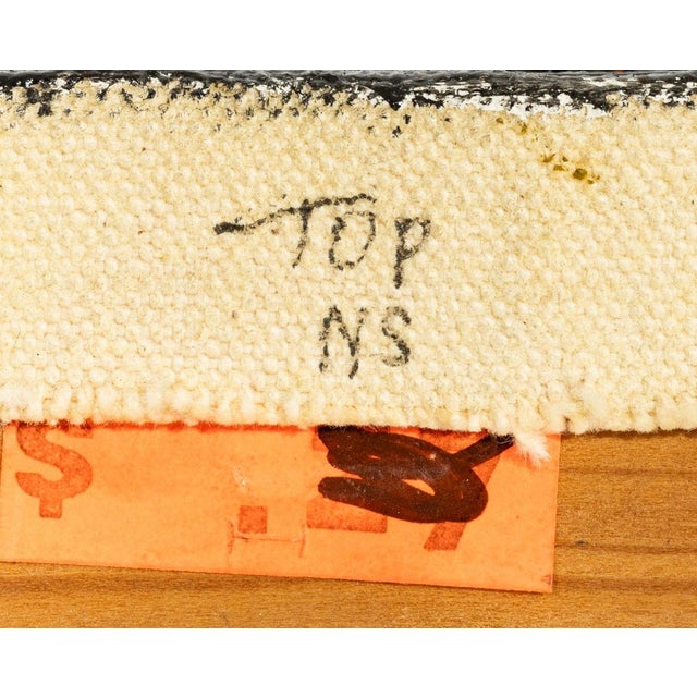 Late 20th Century Andy Miller Abstract Composition Oil on Canvas For Sale - Image 5 of 7