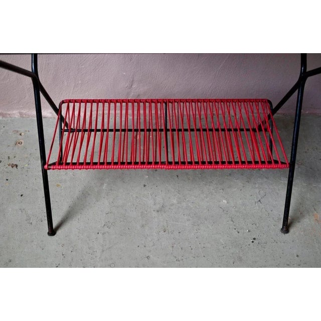 Mid-Century Record Stand, France, 1950s For Sale - Image 4 of 16