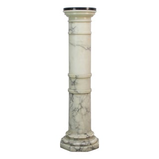 Column in Alabaster and Marble, 1930s For Sale