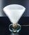 Turquoise Blown Glass Table Lamp from Barovier, 1930s For Sale - Image 8 of 18