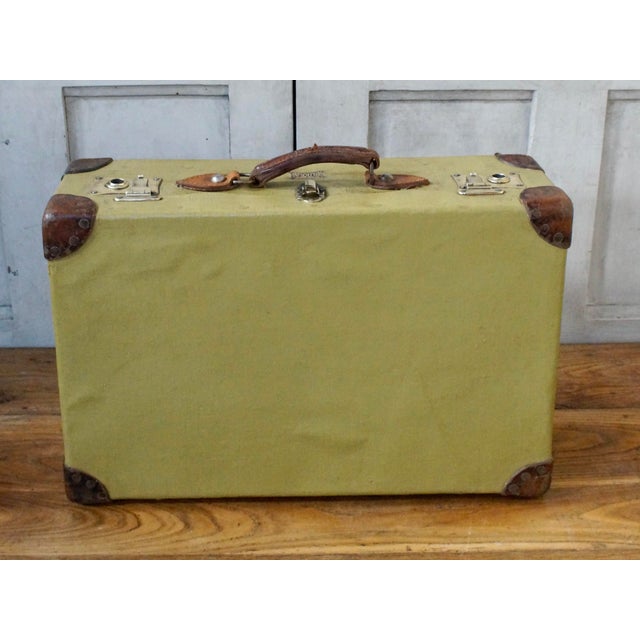 Vintage Pukka Military WWII Demob Case, 1930 For Sale - Image 6 of 10