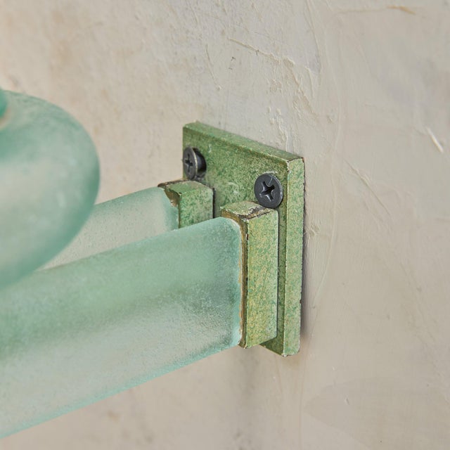 1940s Italian Corroso Glass Sconce Attributed to Flavio Poli for Seguso No. 02 For Sale - Image 12 of 12
